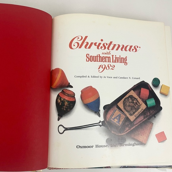 1982 Christmas With Southern Living Hardcover Book Recipes Decorating & Patterns - Picture 3 of 16